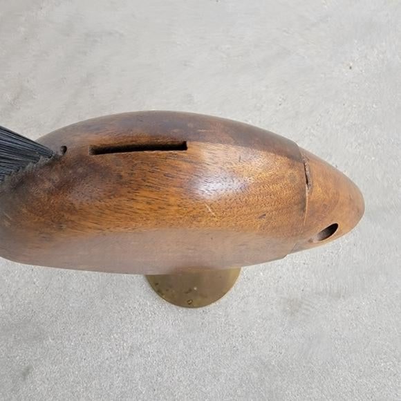 Mid Century Modern Fish Sculpture Coin Bank - Picture 2 of 8